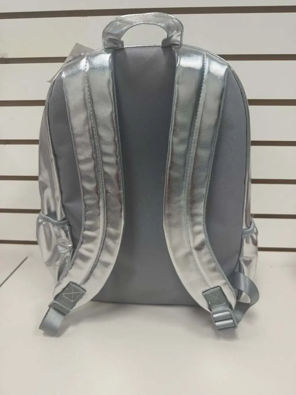 Justice Girls Metallic & Glitter Backpack & Lunch Box  Initial T NWT